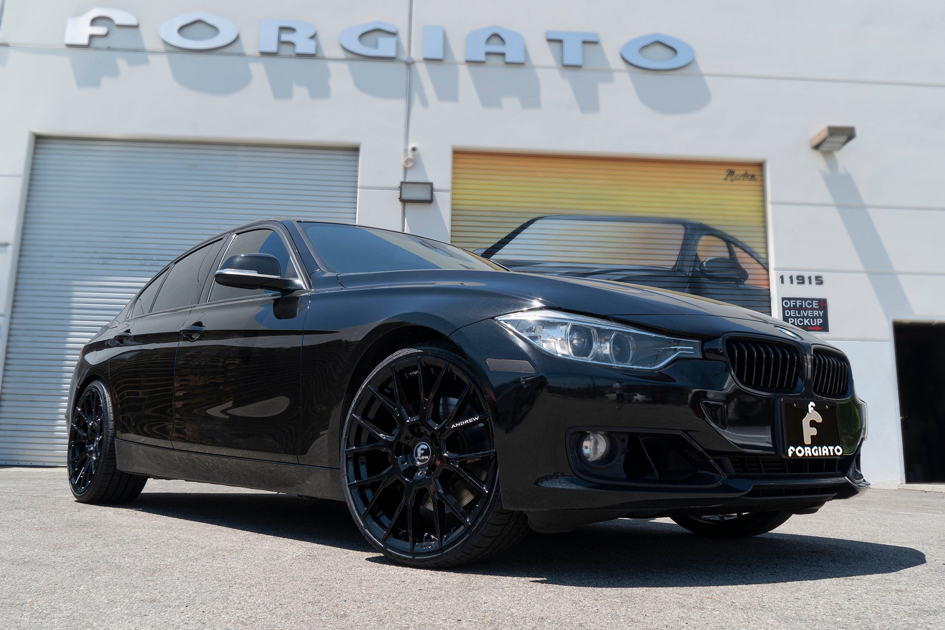 Forgiato Flow 001 20x9 +10 5x115 Gloss Black - Wheels | Rims