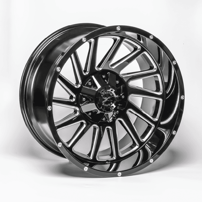 Xtreme Force XF-Twist 20x10 -25 5x127/5x139 Black Milled