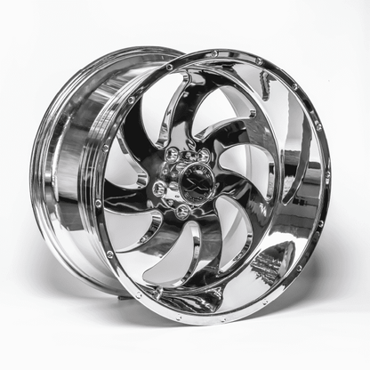 Xtreme Force XF-1 24x14 -76 8x180 Chrome