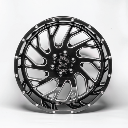 Xtreme Force XF-8 20x10 -19 5x127 (5x5) Black Milled