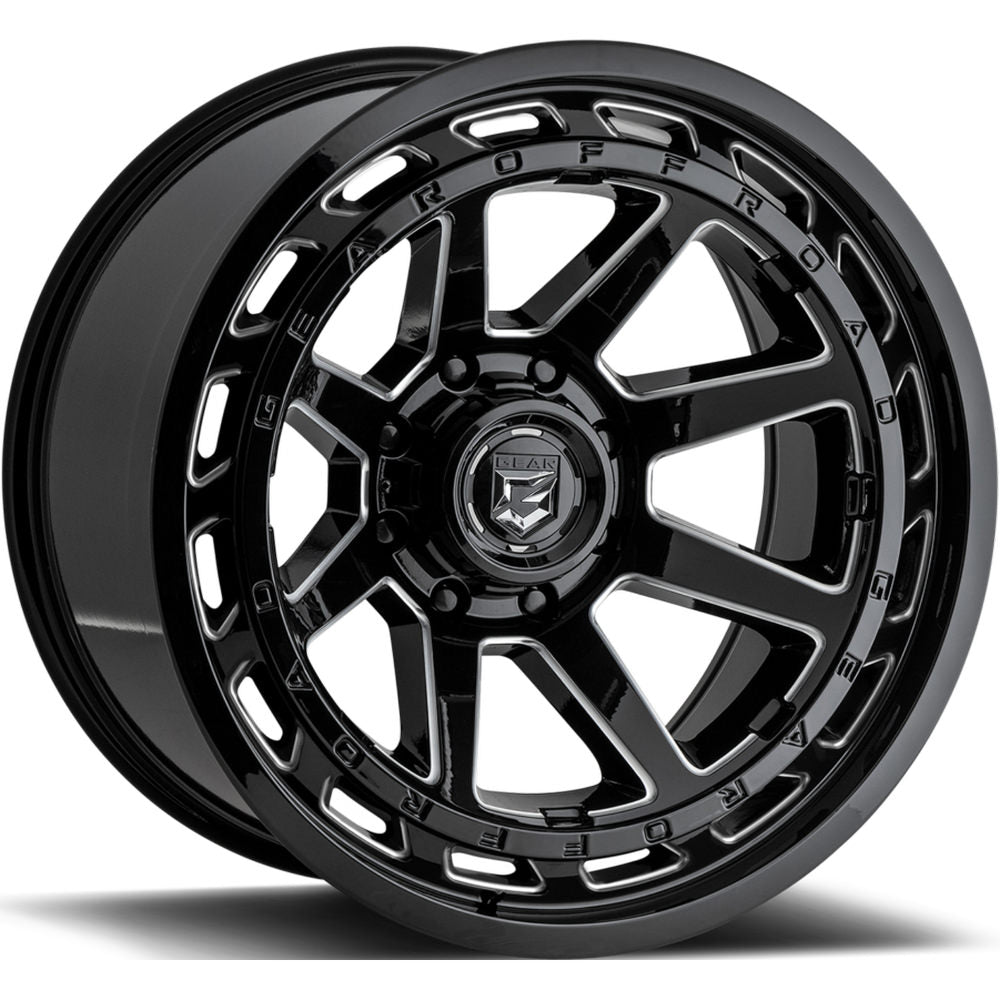 Gear Off Road 754BM BLACK HAWK 18X9 +18 6X135/6X5.50 Black