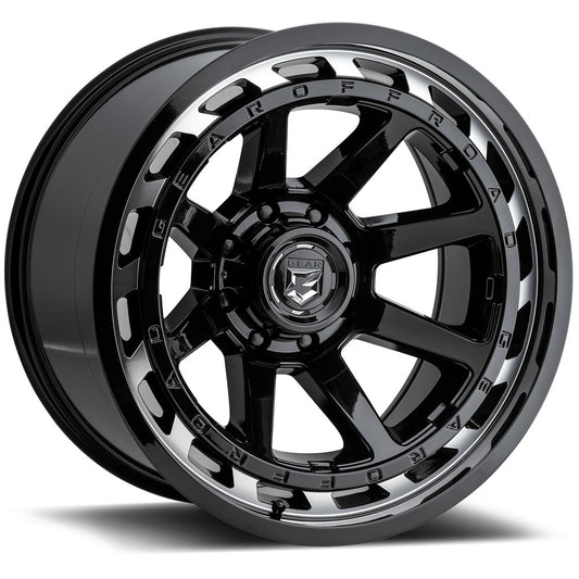Gear Off Road 754MB BLACK HAWK 18X9 +18 6X135/6X5.50 Black