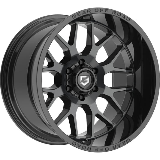 Gear Off Road 763B RAID 20X10 -12 5X5 Black
