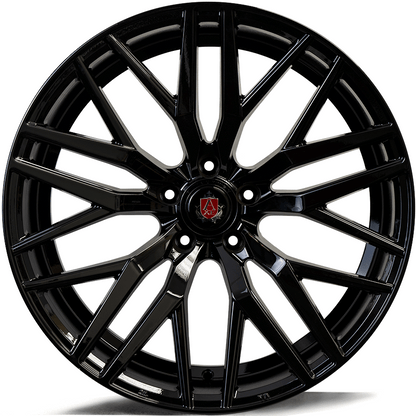 AXE EX30 22x10.5 +25 Blank (5x108-130) Gloss Black