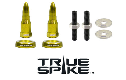TRUE SPIKE License Plate Washer & Bullet Hardware Kit (4pc Set) LPH005/LPH006