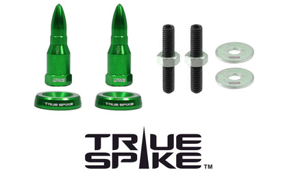 TRUE SPIKE License Plate Washer & Bullet Hardware Kit (4pc Set) LPH005/LPH006