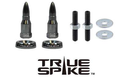 TRUE SPIKE License Plate Washer & Bullet Hardware Kit (4pc Set) LPH005/LPH006