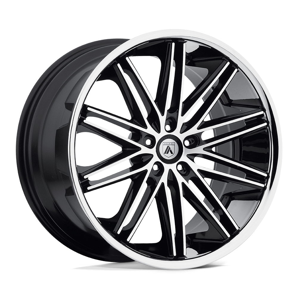 Asanti Black ABL-10 POLLUX 22X9 15 5X120/5X4.72 Machined Face SS Lip