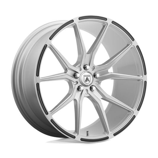 Asanti Black ABL-13 VEGA 20x8.5 38 5x114.3/5x4.5 Brushed Silver Carbon Fiber Insert