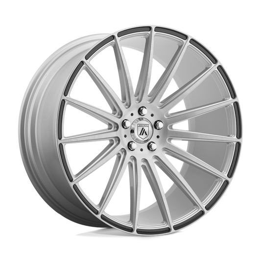 Asanti Black ABL-14 POLARIS 19x9.5 45 5x114.3/5x4.5 Brushed Silver Carbon Fiber Insert