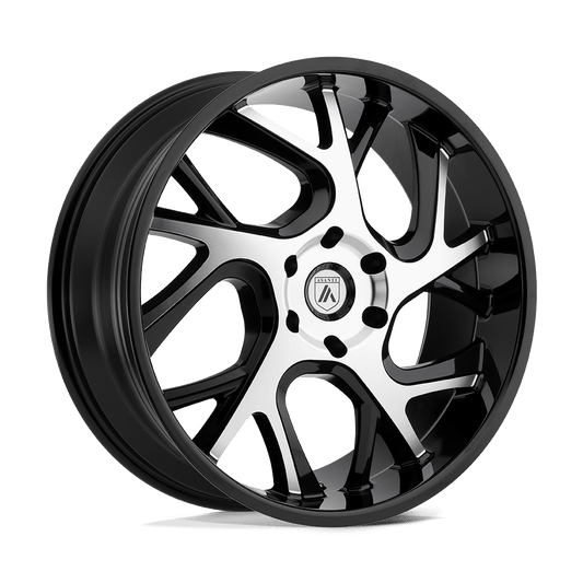 Asanti Black ABL-16 20X8.5 30 6X135/6X5.3 Gloss Black Machined