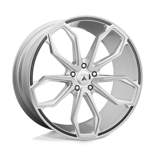 Asanti Black ABL-19 ATHENA 20x10 40 BLANK/BLANK Brushed Silver