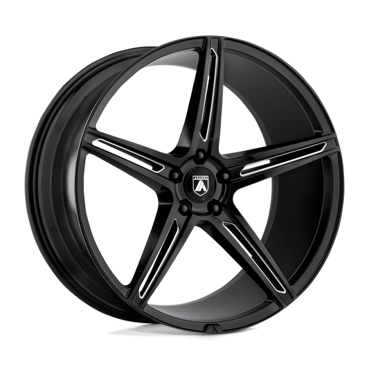 Asanti Black ABL-22 ALPHA 5 20x10.5 20 BLANK/BLANK Gloss Black Milled