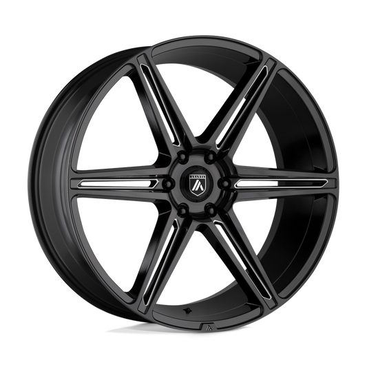 Asanti Black ABL-25 ALPHA 6 20x9 30 6x139.7/6x5.5 Gloss Black Milled