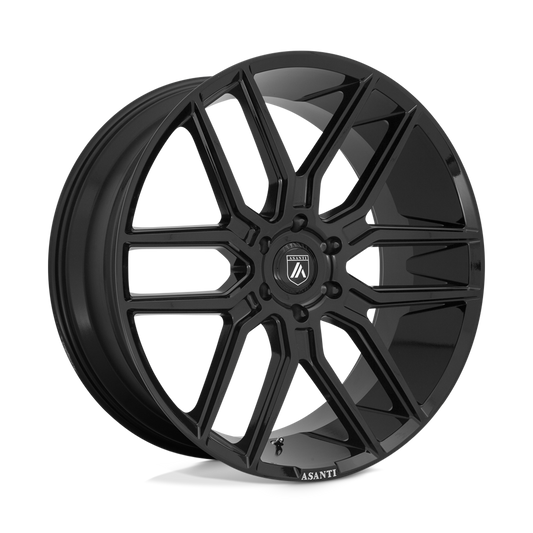 Asanti Black ABL-28 BARON 24x10 30 6x135/6X5.3 Gloss Black