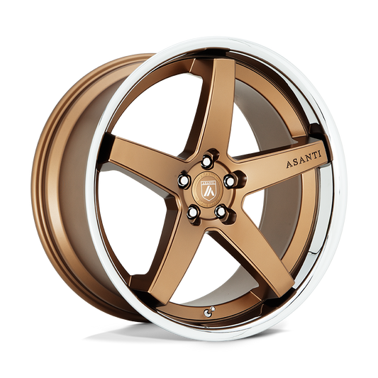 Asanti Black ABL31 REGAL 20x9 35 5x114.3/5x4.5 Satin Bronze With Chrome Lip