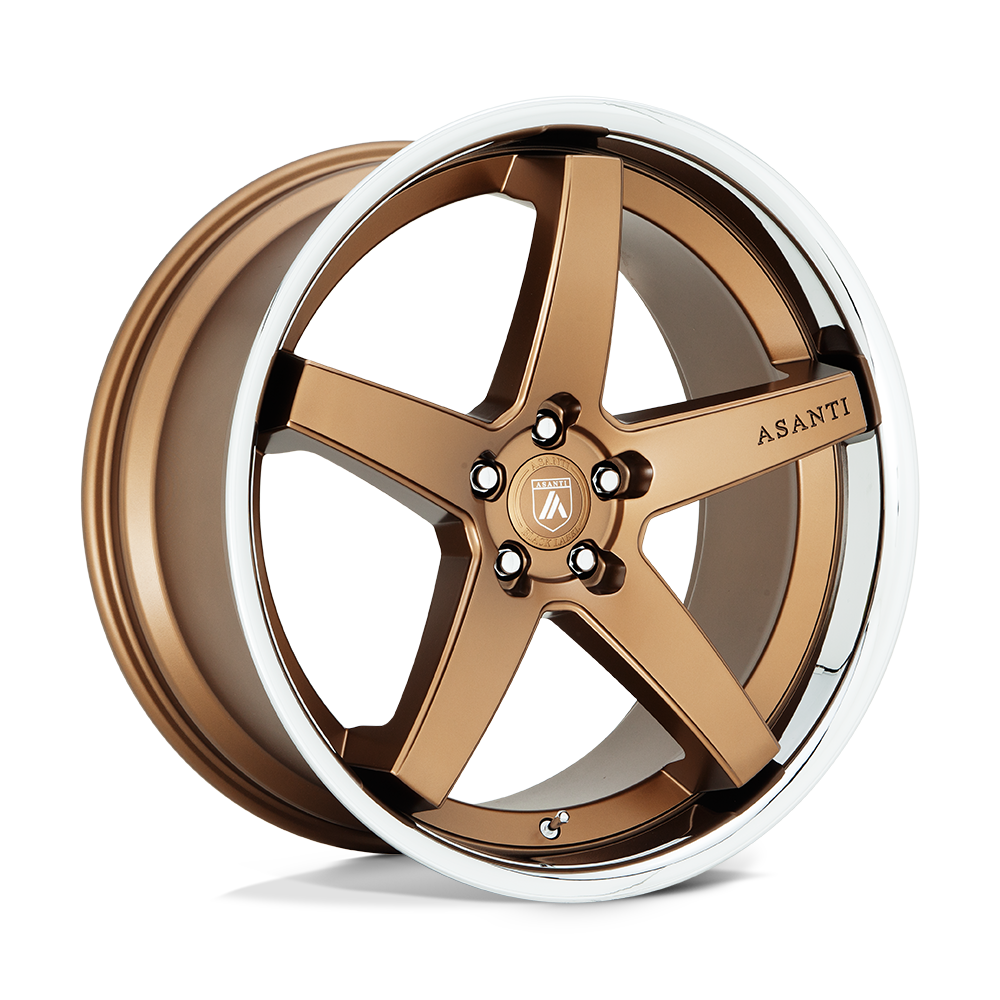Asanti Black ABL31 REGAL 22x10.5 35 5X120/5X4.72 Satin Bronze With Chrome Lip