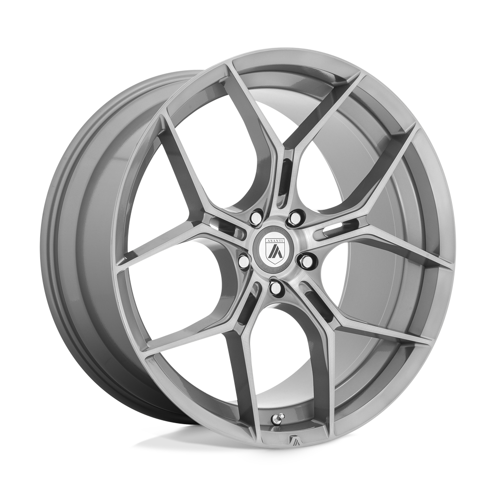 Asanti Black ABL-37 MONARCH 22X9 38 5X112/5X112 Titanium Brushed