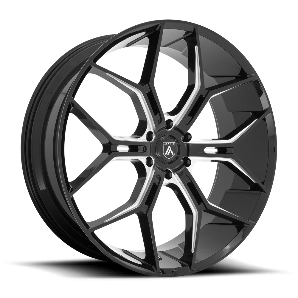 Asanti Black ABL-38 MONARCH TRUCK 22X9.5 20 6X120/6X120 Gloss Black Milled