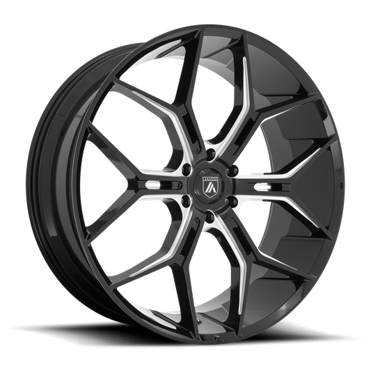 Asanti Black ABL-38 MONARCH TRUCK 26X10 35 6X135/6X5.3 Gloss Black Milled