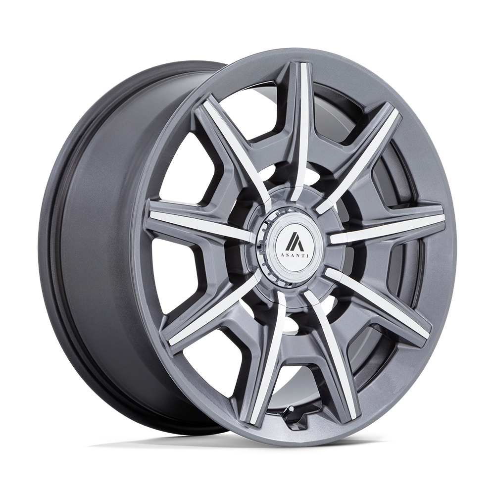 ASANTI BLACK ABL-41 ESQUIRE 20X10.5 18 BLANK GLOSS ANTHRACITE BRIGHT MACHINED