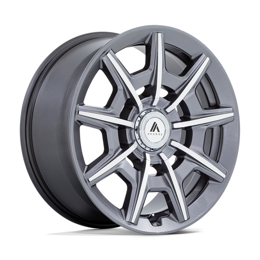 ASANTI BLACK ABL-41 ESQUIRE 22X9 35 5X112/5X120 GLOSS ANTHRACITE BRIGHT MACHINED