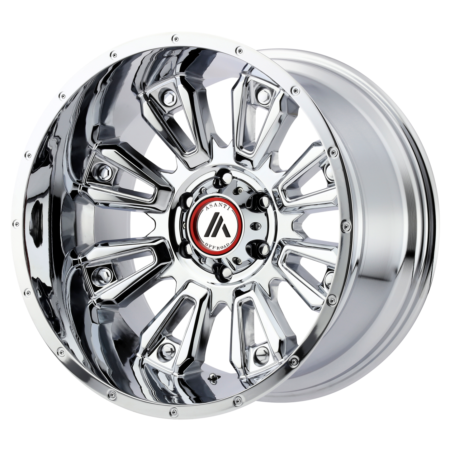 Asanti Off Road AB808 BLACKHAWK 20X12 -44 5X127/5X5.0 Chrome
