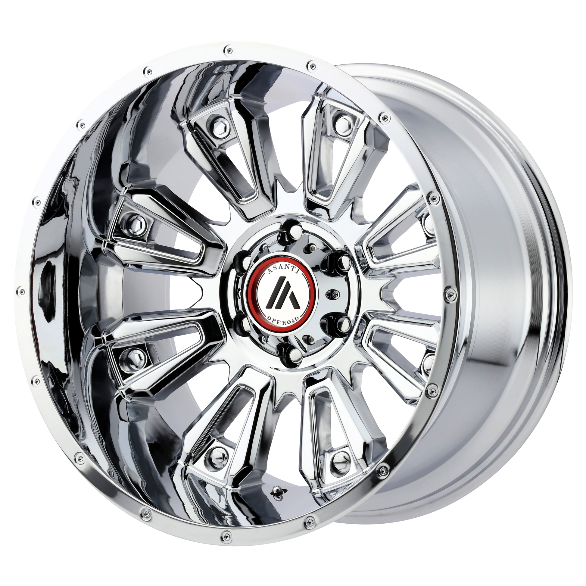 Asanti Off Road AB808 BLACKHAWK 20X12 -44 8X165.1/8X6.5 Chrome