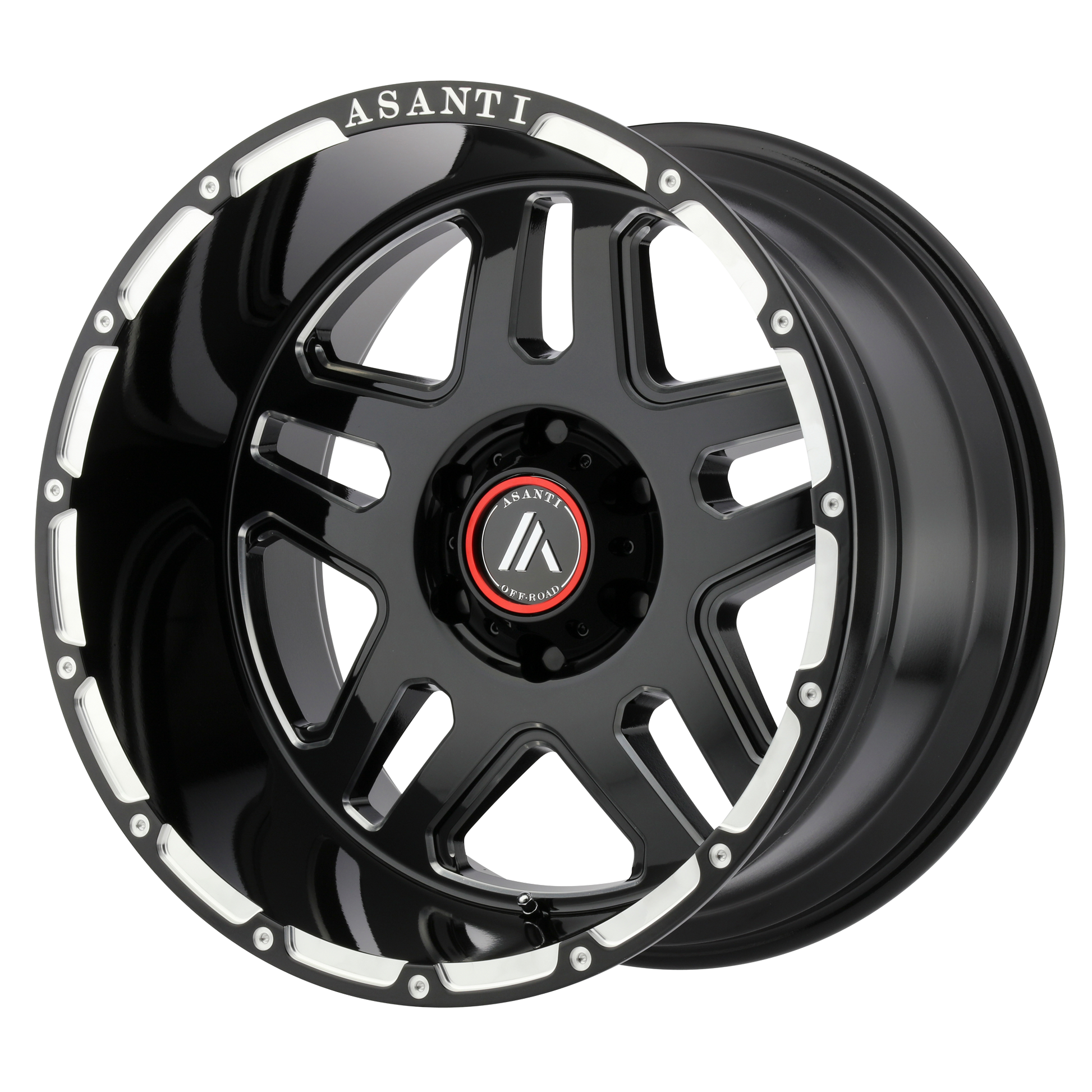Asanti Off Road AB809 ENFORCER 20X9 18 5X150 GLOSS BLACK MILLED