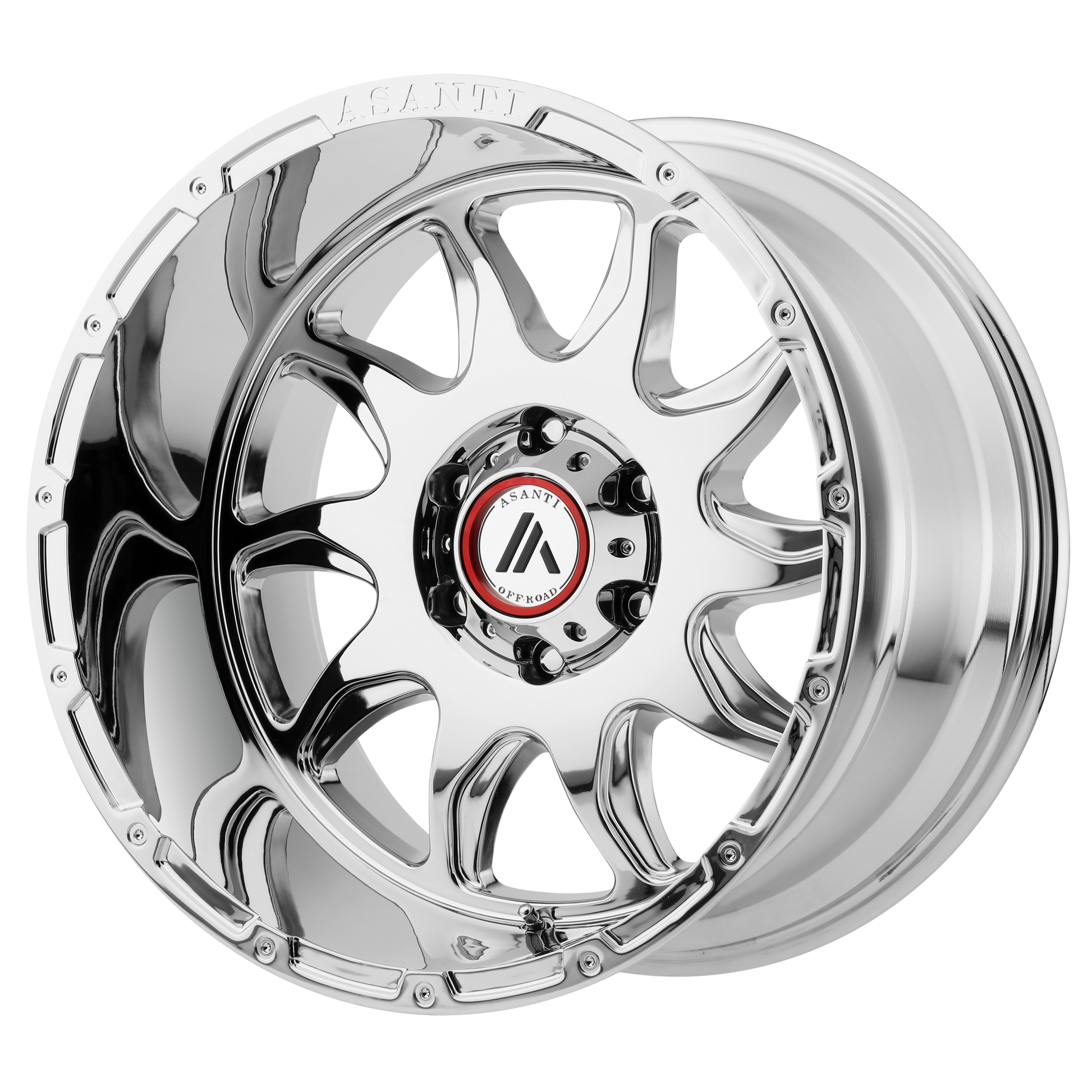 Asanti Off Road AB810 BALLISTIC 20X9 -12 5X127/5X5.0 Chrome