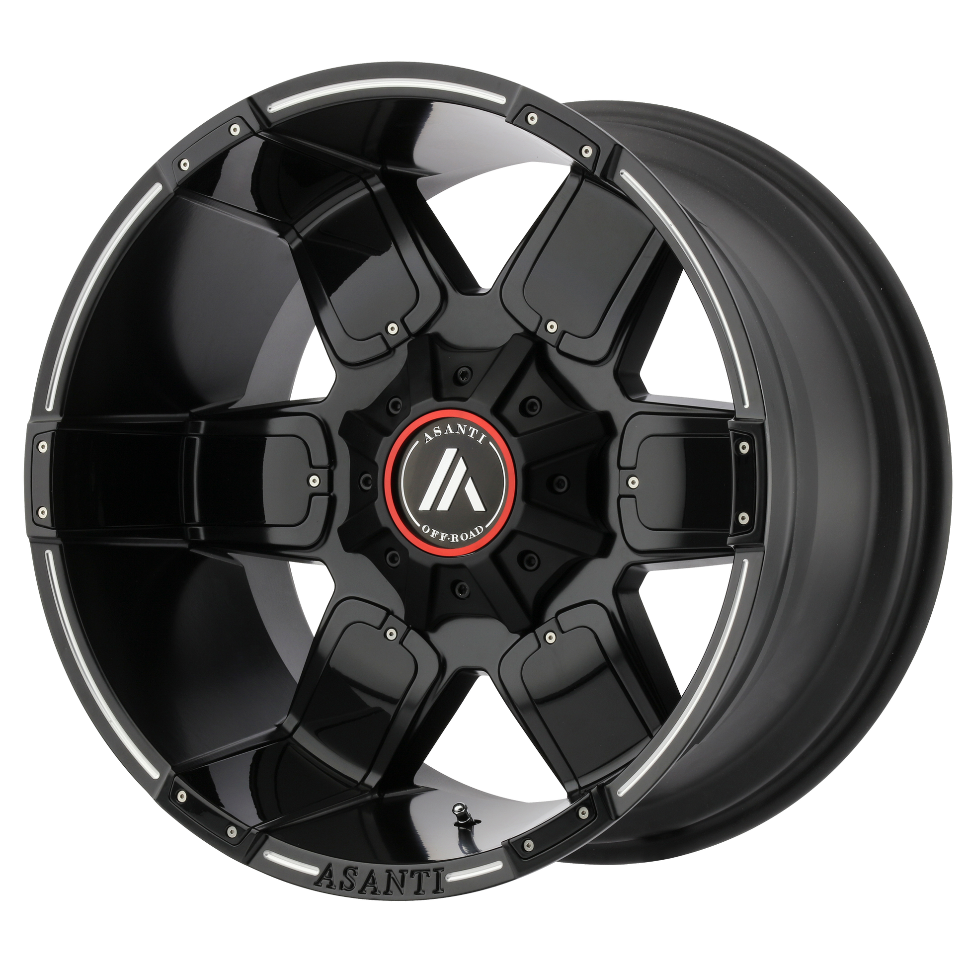 Asanti Off Road AB811 WARTHOG 20X10 -24 6X135/6X5.3/6X139.7/6X5.5 Satin Black Milled