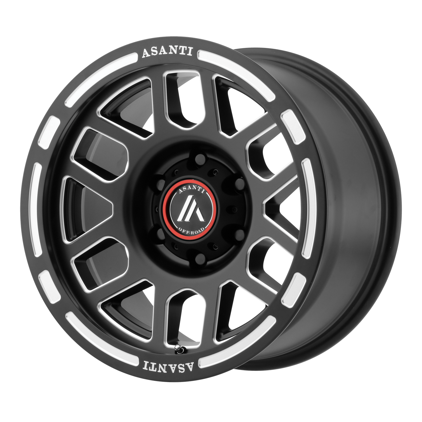 Asanti Off Road AB812 CLAYMORE 16X8 0 8X165.1/8X6.5 Satin Black Milled
