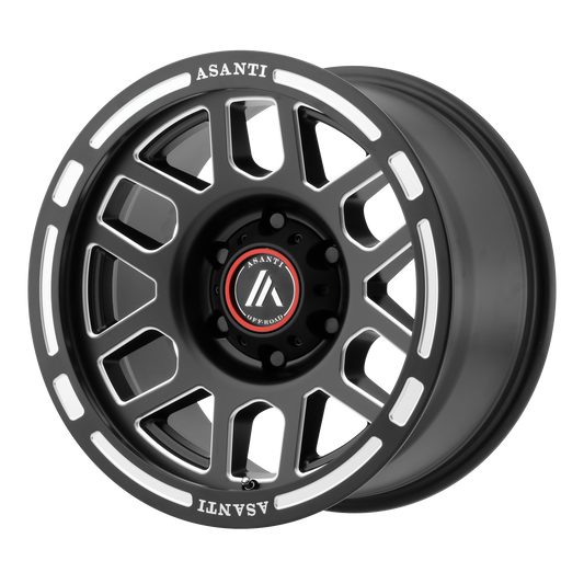 Asanti Off Road AB812 CLAYMORE 17X9 -12 5X127/5X5.0 Satin Black Milled