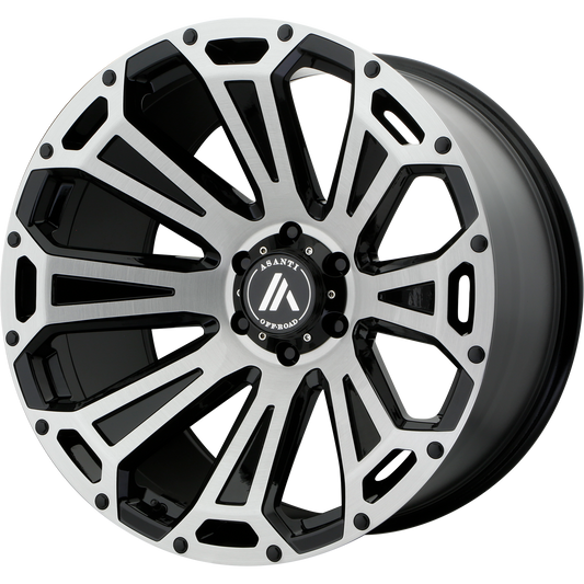 Asanti Off Road AB813 CLEAVER 20X10 -12 6X135/6X5.3 Black-Brushed