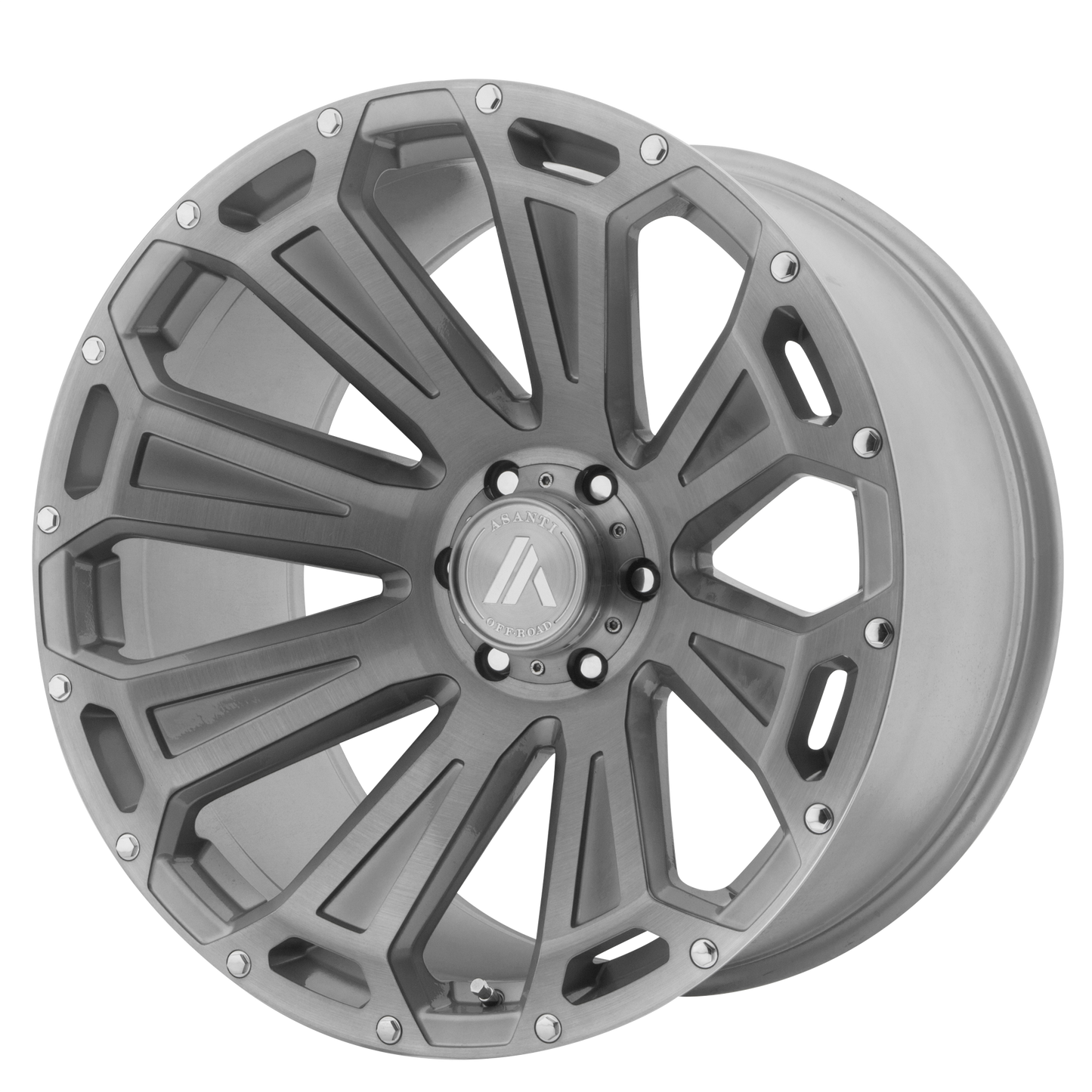 Asanti Off Road AB813 CLEAVER 20X12 -40 8X170/8X6.7 Titanium-Brushed