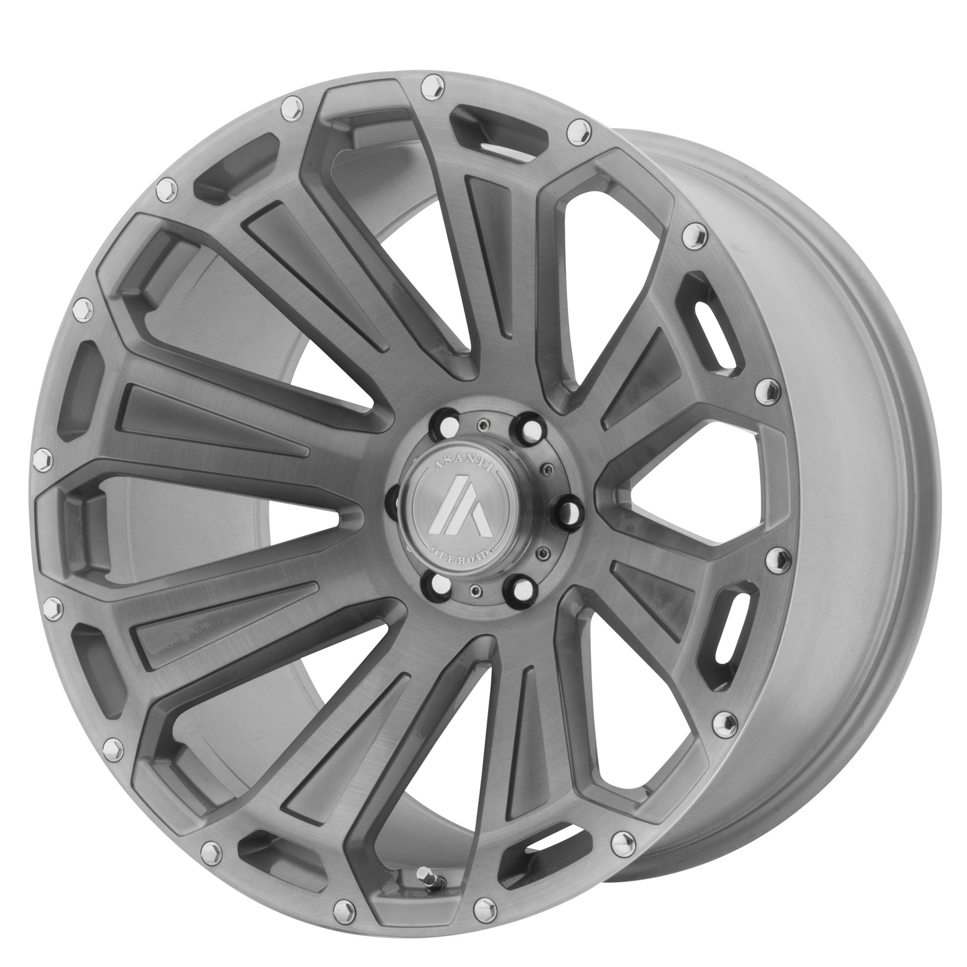 Asanti Off Road AB813 CLEAVER 20X12 -40 8X170/8X6.7 Titanium-Brushed