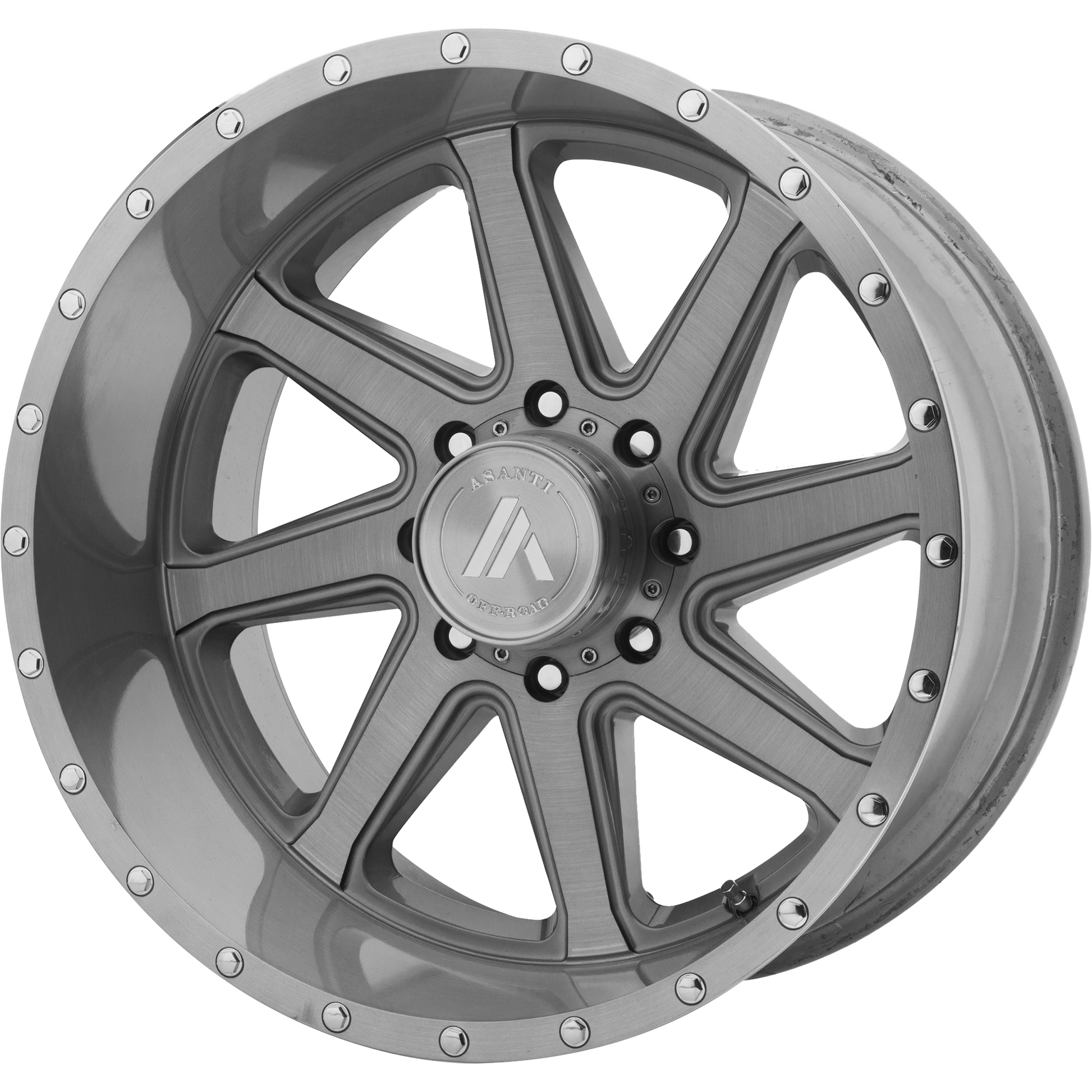 Asanti Off Road AB814 WINDMILL 20X10 -20 6X139.7 TITANIUM-BRUSHED