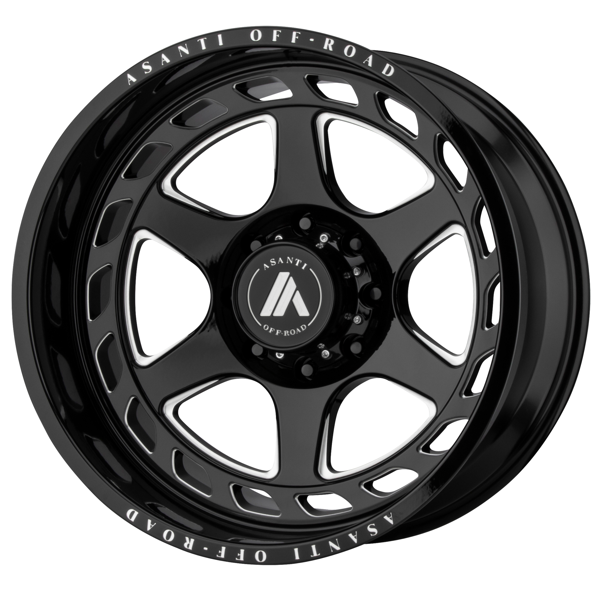 Asanti Off Road AB816 ANVIL 20X12 -44 8X180/8X7.1 Gloss Black Milled