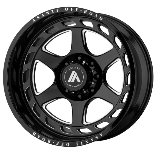 Asanti Off Road AB816 ANVIL 20X10 -18 6X139.7/6X5.5 Gloss Black Milled