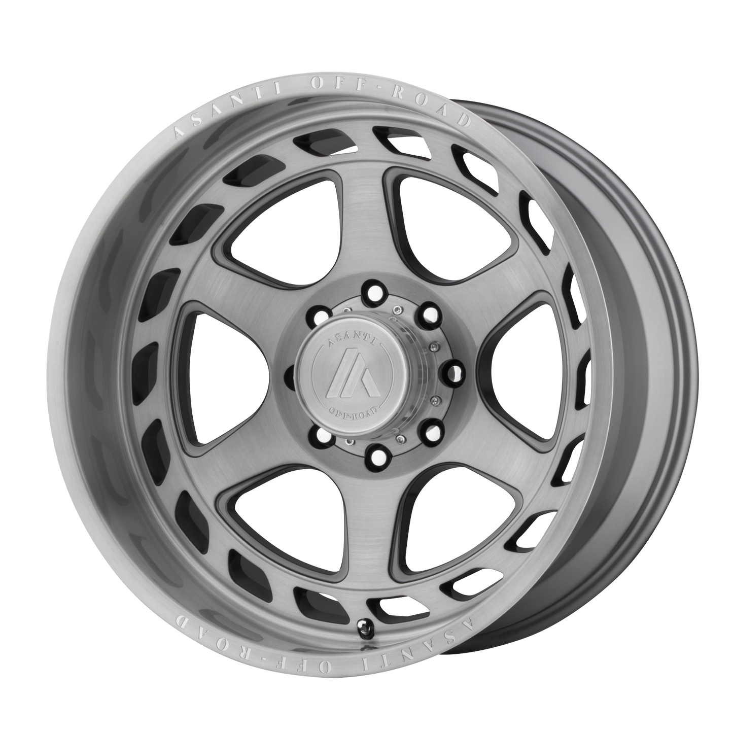 Asanti Off Road AB816 ANVIL 20X9 18 5X127/5X5.0 Titanium-Brushed