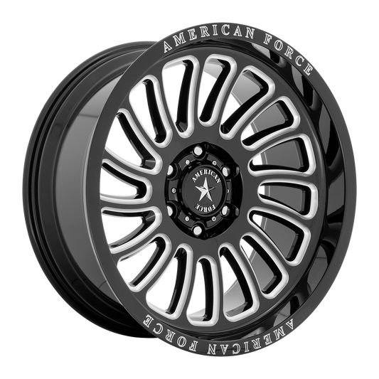 American Force Cast AC004 VULCAN 20X10 -18 6X135/6X5.3 Gloss Black Milled