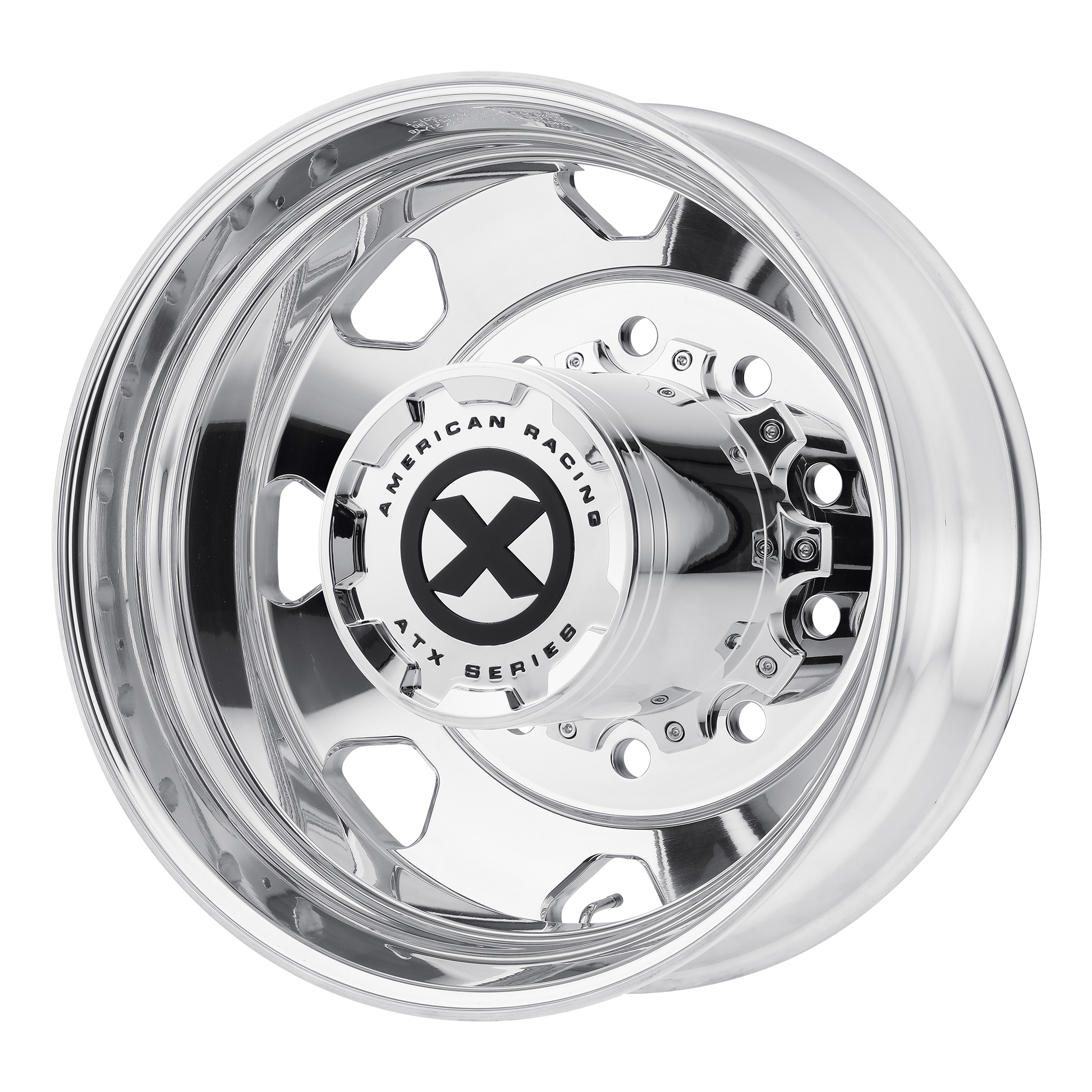 ATX AO401 OCTANE 22.5X8.25 -168 10X285.75/10X11.25 Polished - Rear