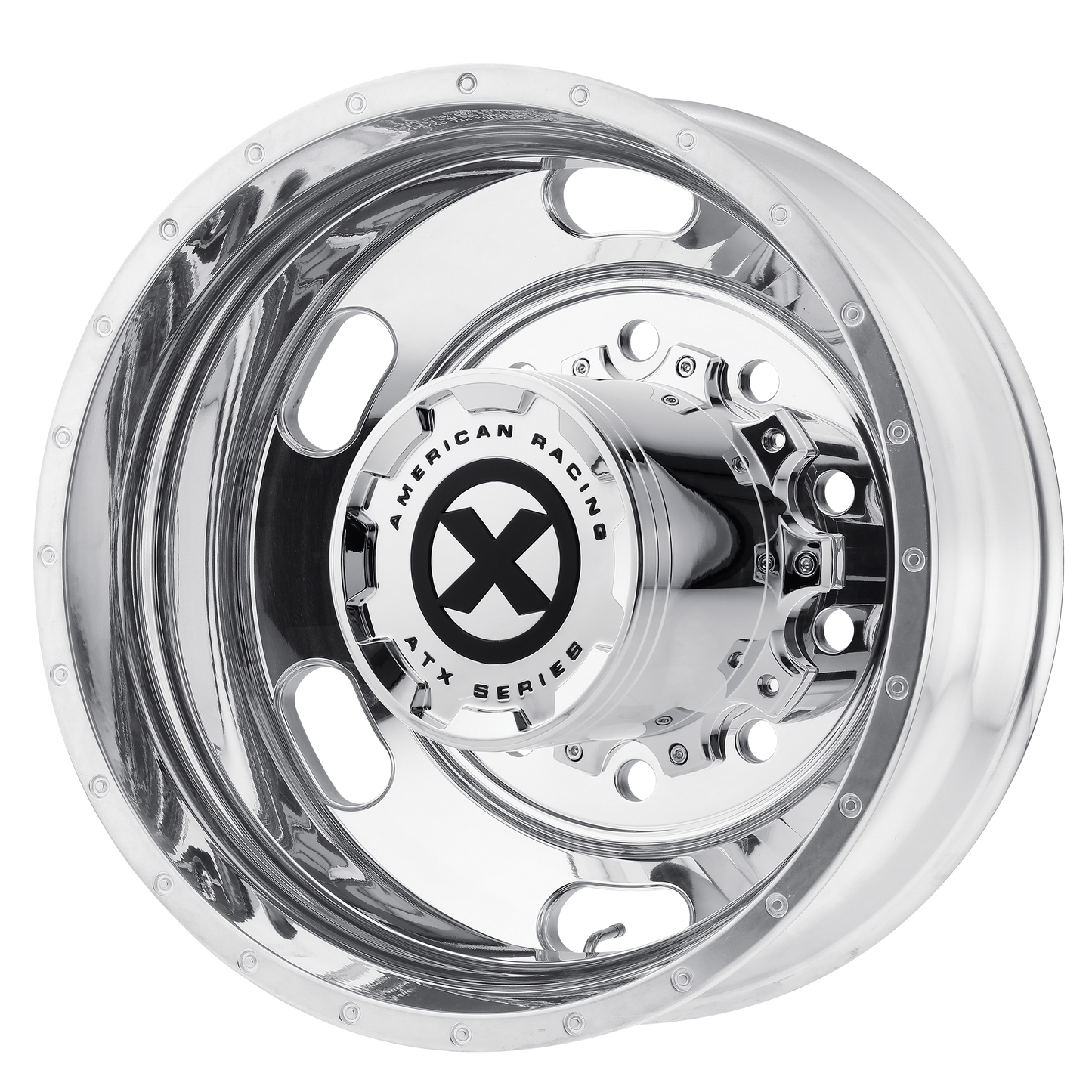 ATX AO402 INDY 22.5X8.25 -167 10X285.75/10X11.25 Polished - Rear