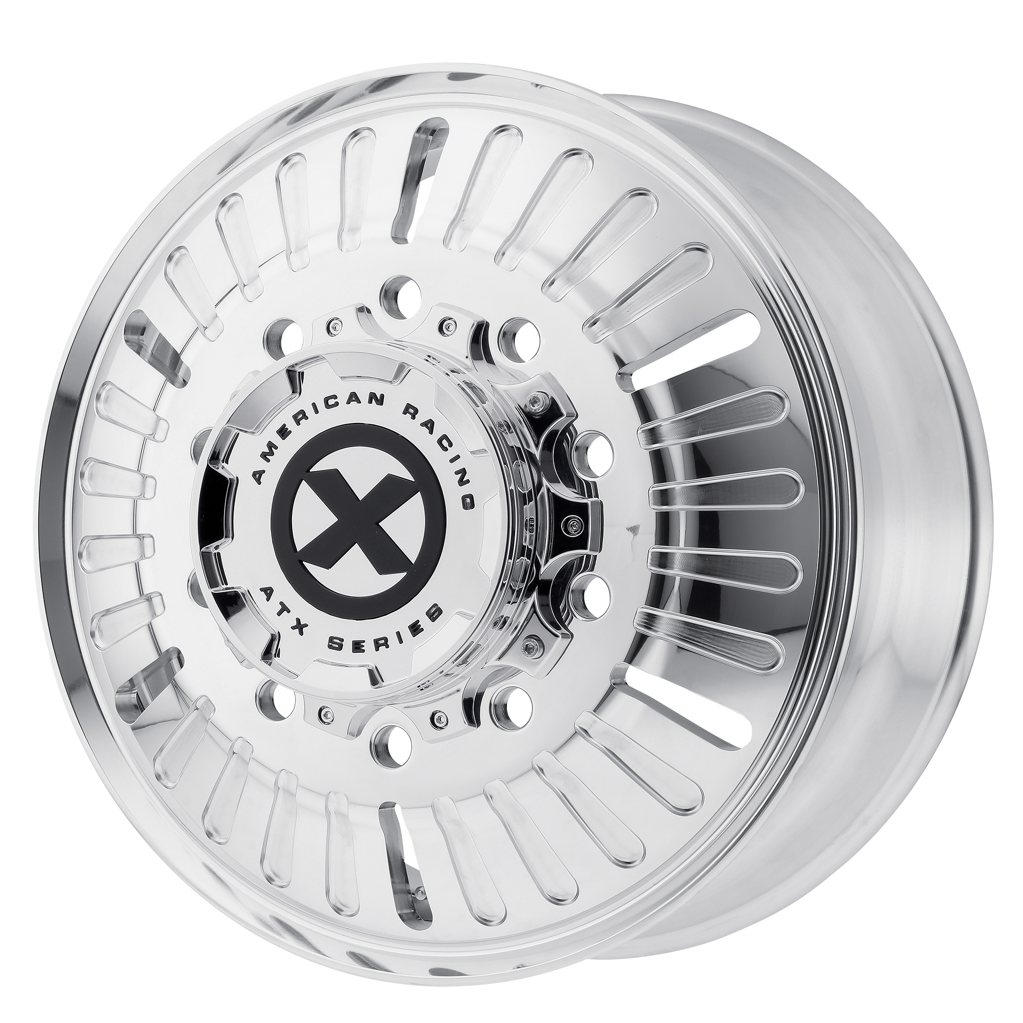 ATX AO403 ROULETTE 22.5X8.25 144 10X285.75/10X11.25 Polished - Front