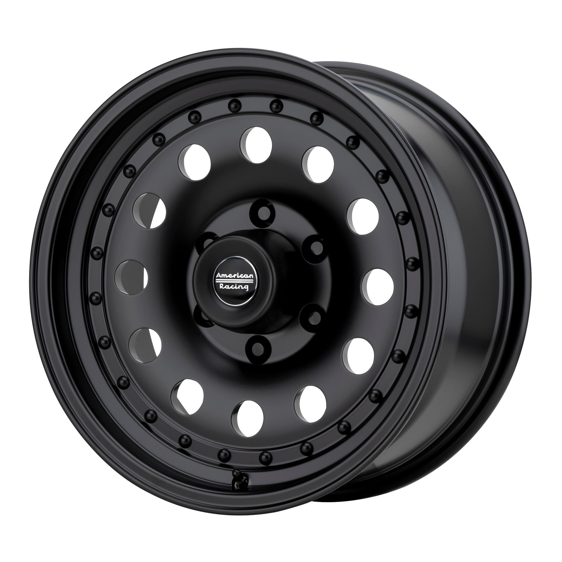 American Racing AR62 OUTLAW II 14X7 0 4X108/4X4.25 Satin Black