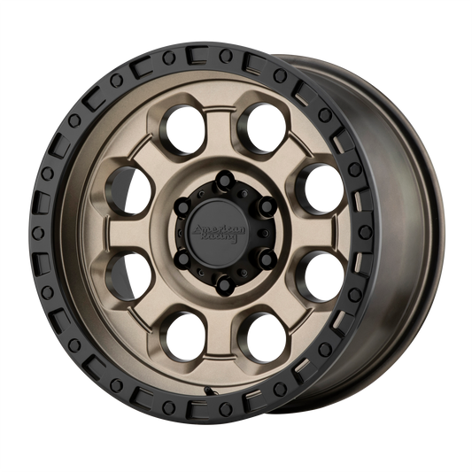 American Racing AR201 18X9 0 6X135/6X5.3 Matte Bronze Black Lip