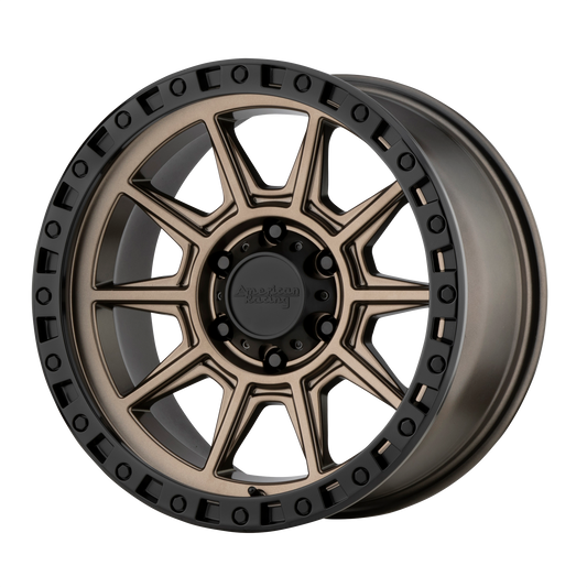 American Racing AR202 17X9 -12 6X139.7/6X5.5 Matte Bronze Black Lip