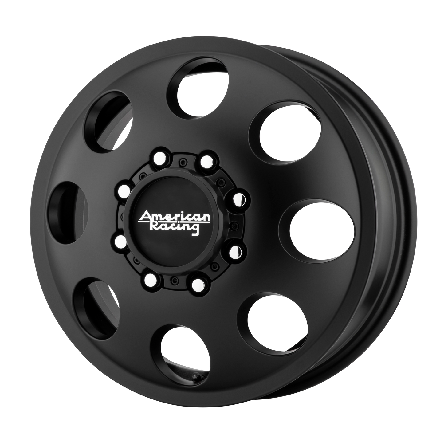 American Racing AR204 BAJA DUALLY 17X6.5 111 8X210/8X210 Satin Black - Front