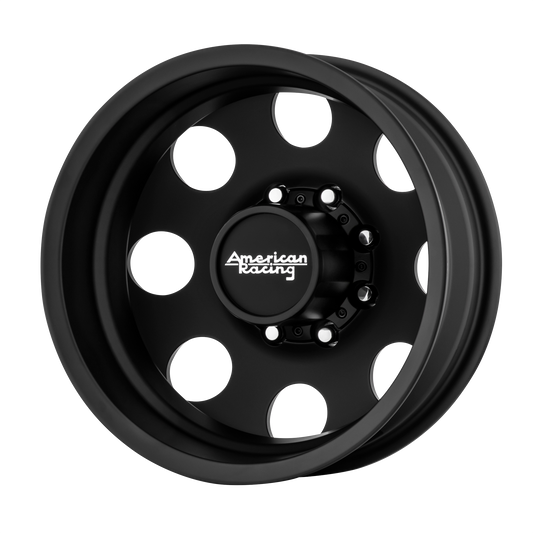 American Racing AR204 BAJA DUALLY 16X6 -134 8X165.1/8X6.5 Satin Black - Rear
