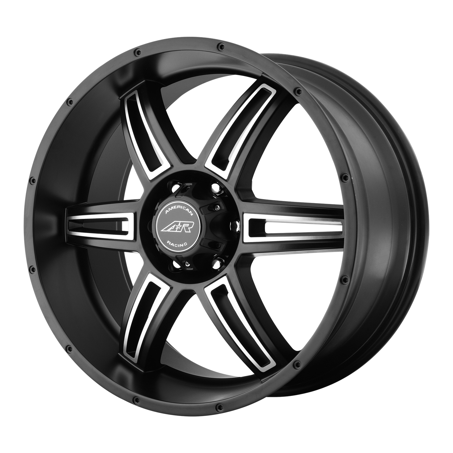 American Racing AR890 20X8.5 0 5X139.7/5X5.5 Satin Black Machined
